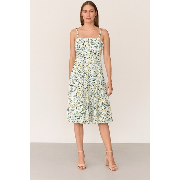 Tristan Dresses & Skirts - TRISTAN Lemon Citrus Print Cotton Sundress